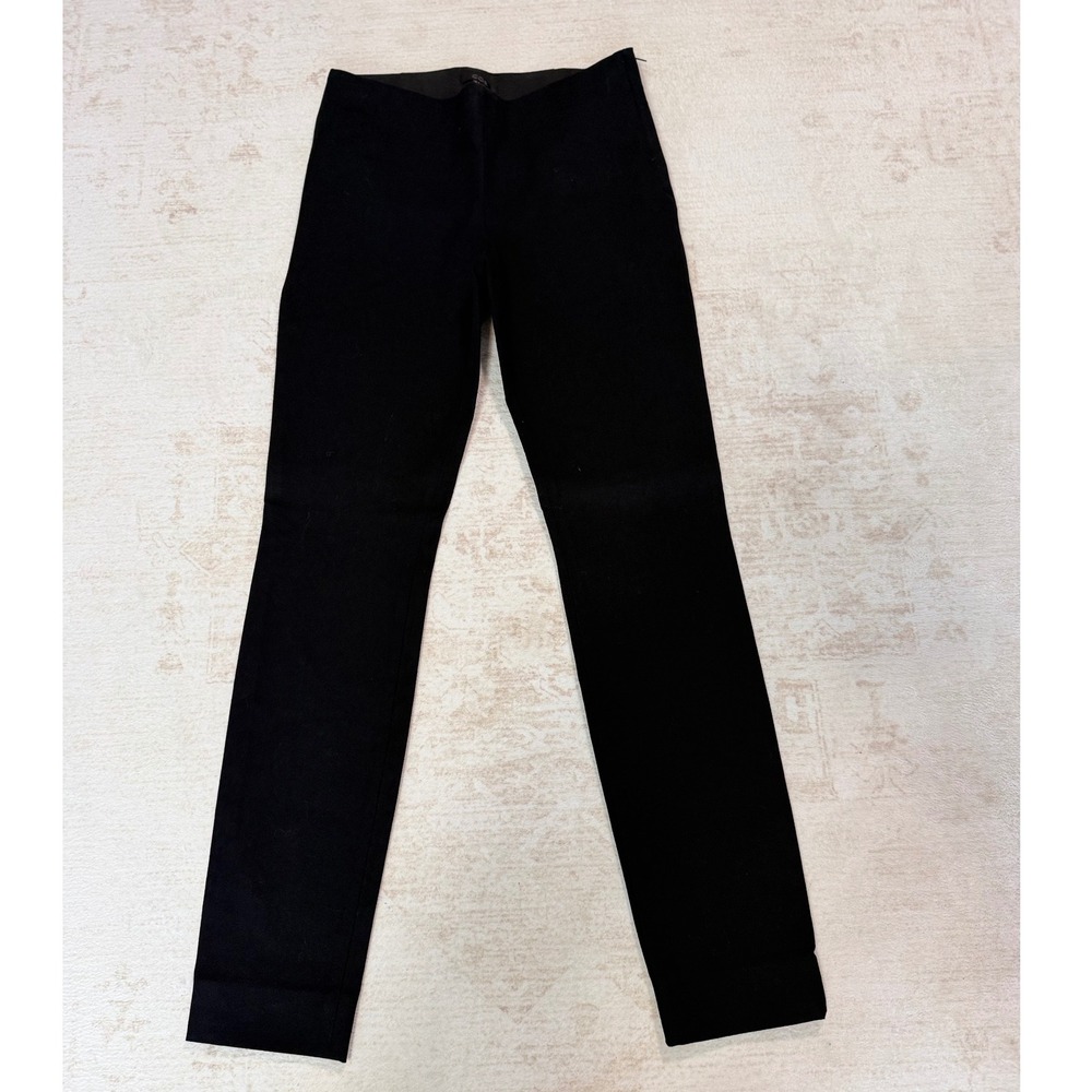 COS Black Slim Fit Side Zip Tapered Trousers Pants Women Size 8